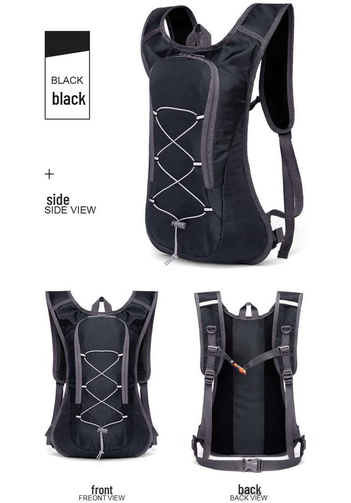 Sac à dos d'hydratation unisexe pour trail running et cyclisme avec poche à eau