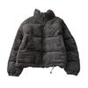 Winter Warm Women's Padded Corduroy Jacket Quilted Down Puffer Coat Thickened Zip Up Long Sleeve Outerwear