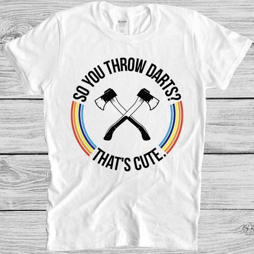 

Ax Thrower Axe Throwing Dart E Sport Online Game Nerd Tee Gift T Shirt M1226 2XL
