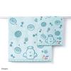 Chiikawa Donut Eating Bath Rabbit Split Face 60 X 120 Cm Towel, Blue, (with Pattern), 41-1413380, Approx.