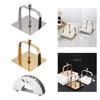 Stainless Steel Napkin Holder Table Organizer Smooth Tissue Dispenser Napkin Rack for Coffee Shops Clubs Banquets Household