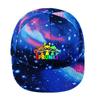 Sprunki Printed Fashion Baseball Cap Adjustable Starry Sky Design Wide Brim Hat