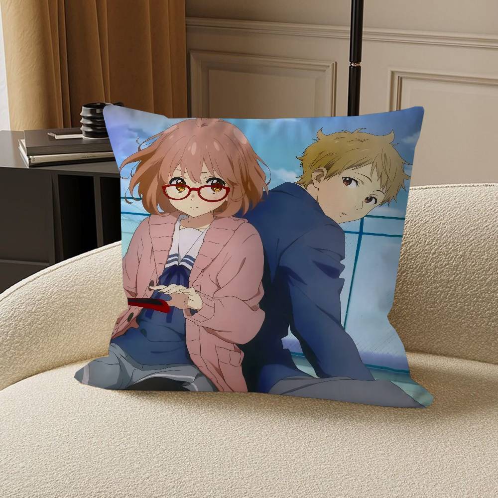 Anime B-Beyond the Boundary Kissenbezug Kissenbezug Wohnzimmer Sofa Heimdeko Kundenspezifisch