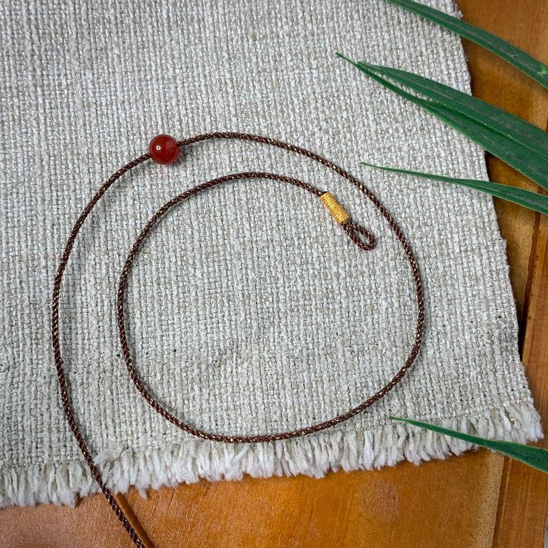 DIY Extremely Fine 1mm String Lucky Beads Anklet Carrying Strap