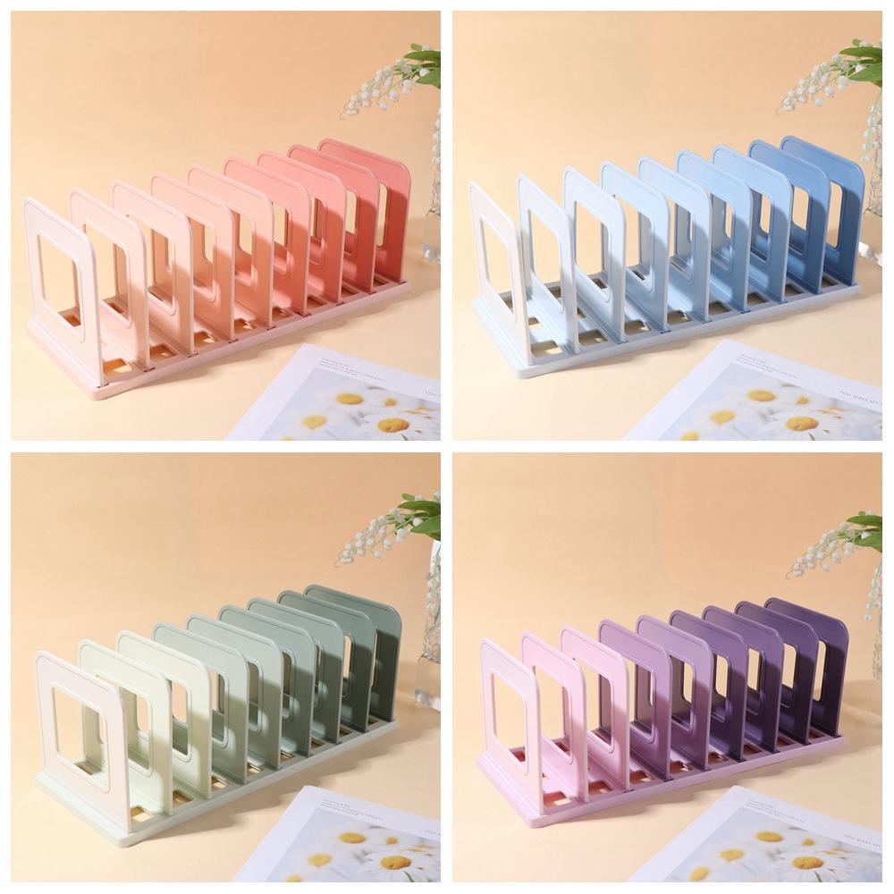 Adjustable Desktop Book Stand Dividers Book Display Rack Thicken File Storage Bookshelf  Documents