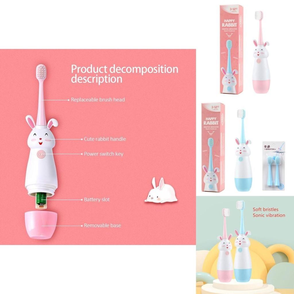 Superior Abs Material Electric Toothbrush For Kids With Soft Silicone Bristles