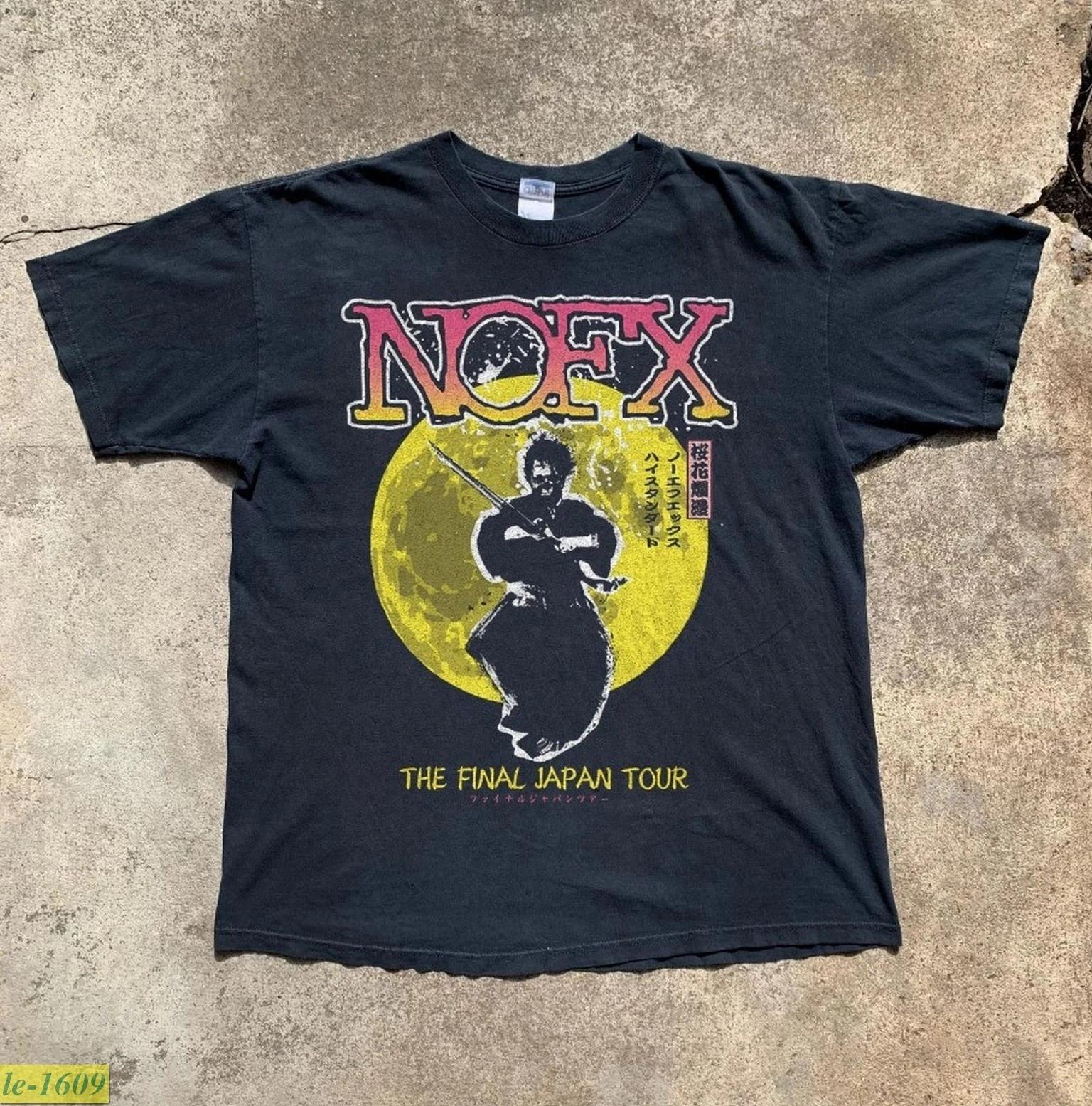 New!!! Nofx The Final Japan Tour Punk Rock Music Black Unisex T-shirt Size S-5XL S