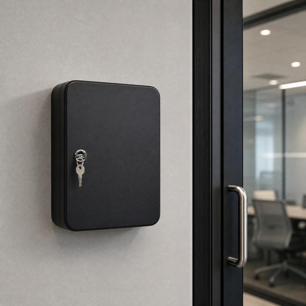Wall-Mounted Key Management Cabinet Slim for Property Managers