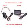 DC4-30V Mini Digital LED Thermometer for Car Temperature Monitor Panel Meter Measuring Range -50-120C with Temperature Probe