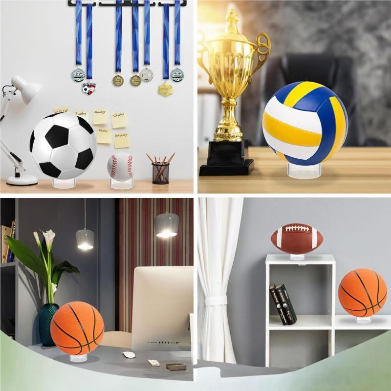 Baseball Display Stand Rack Transparent Scratch-Resistant Golf Ball Storage Holder Organizer for Collector Gift Home Decor