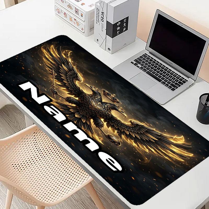 Custom Name Personalized AEK Athens FC Pattern Mousepad, Laptop PC Desk Mat, Decorative Desk Mat for Home Keyboard Pad Gift