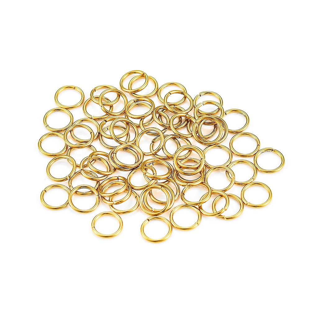 200pcs/Lot Stainless Steel Jump Rings Connectors Links Hooks for DIY Jewelry Findings Making Charms Dangle Accessories