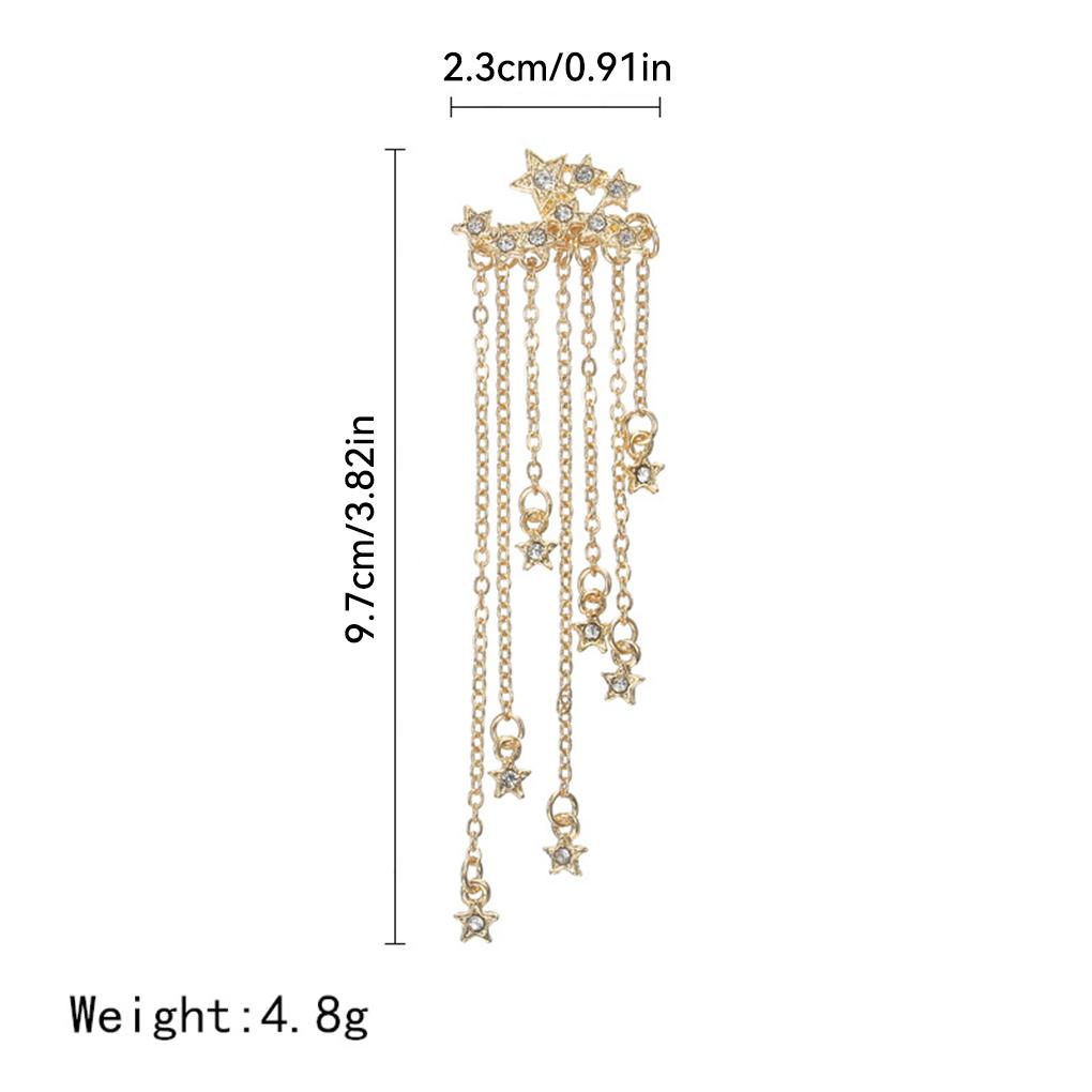 Classic Round Earrings For Women Smooth Line And Anti-corrosion Wide Application Hanging Earrings Tassel Earrings Family