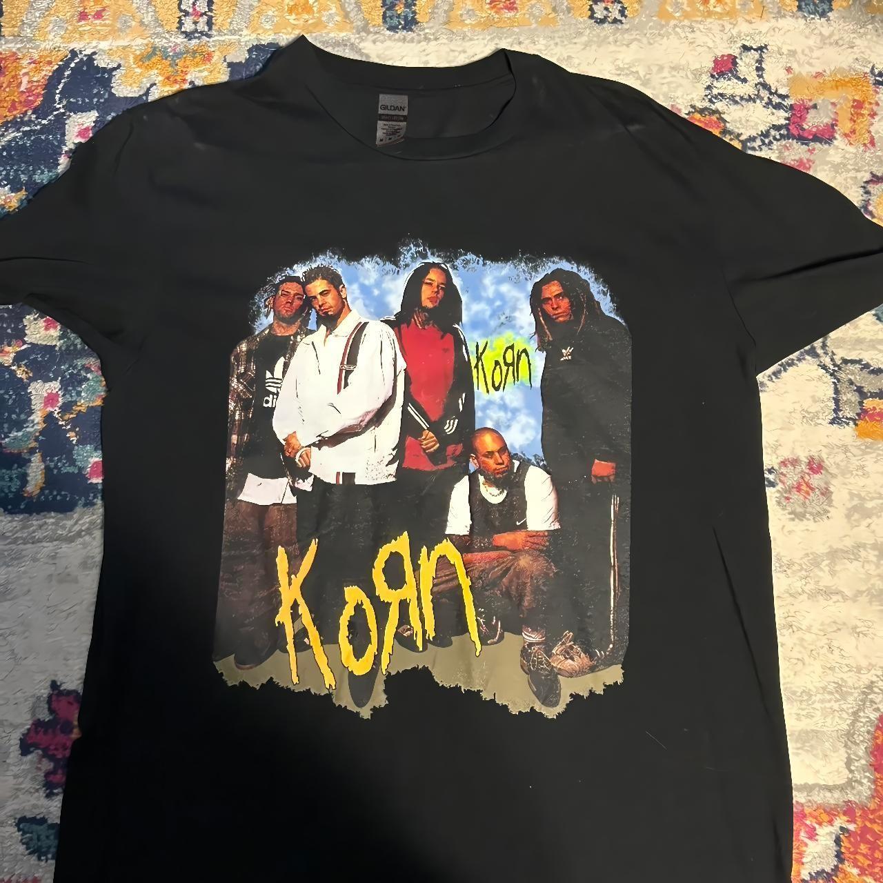 Korn Band Shirt Korn Graphic Retro Black Unisex Shirt S-5XL WA0778 M