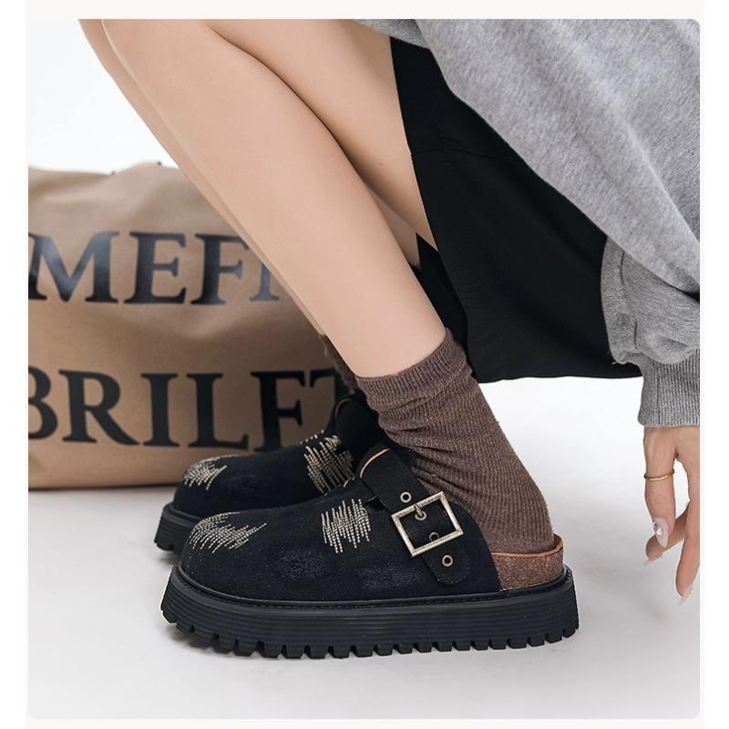 New Fashion Slippers Extravagant Women's Shoes Summer Thick Sole Fashion Baotou Slippers Women's Shoes Zapatos Mujer