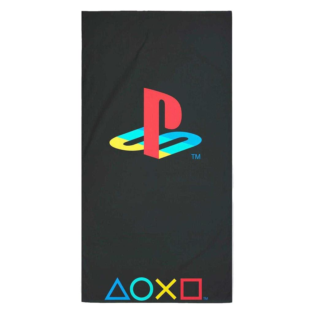 Playstation Retro Logo Bath Towel