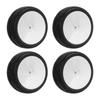 4Pcs RC Drift Wheels Eco Friendly Plastic Rubber Better Grip Flexible 110 RC Drift Car Tires for
