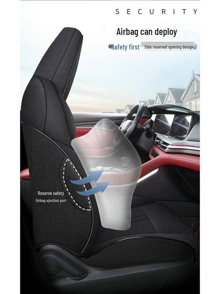 Changan CS55PLUS All-Season Linen Seat Cover for Five-Seat Car