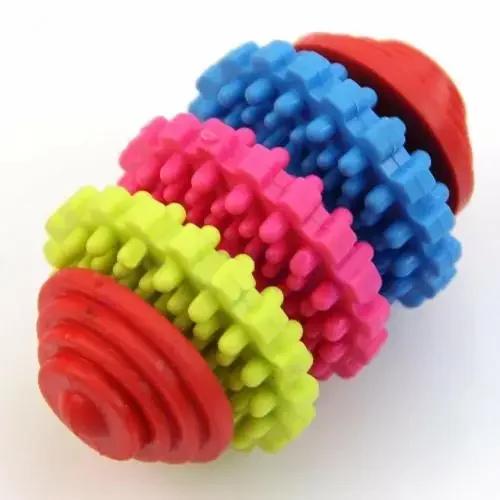 

Colorful Cute TPR Rubber Pet Dog Puppy Dental Teething Healthy Teeth Gum Chewing Toy Suitable For Small Dog Bite-resistant Toys