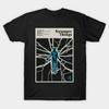 Heren Zwart Print T-shirt Stranger Things Seizoen 4 Poster Art No-Cut Transferpapier Print Katoenen T-shirt