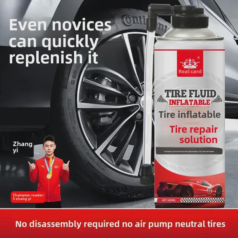 Auto Tire Repair & Inflation Fluid for Cars & Motorcycles