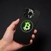 Bitcoin Phone Case For iPhone17, 16,15,14,13,12 Pro Max Black Candy Matte Shockproof Cover