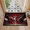 Essendon Football Club Stadium Red Flame Bomber Logo Print Area Rug Aussie Rules Football Floor Carpet Sports Fan Living Room Bedroom Home Decor Mat