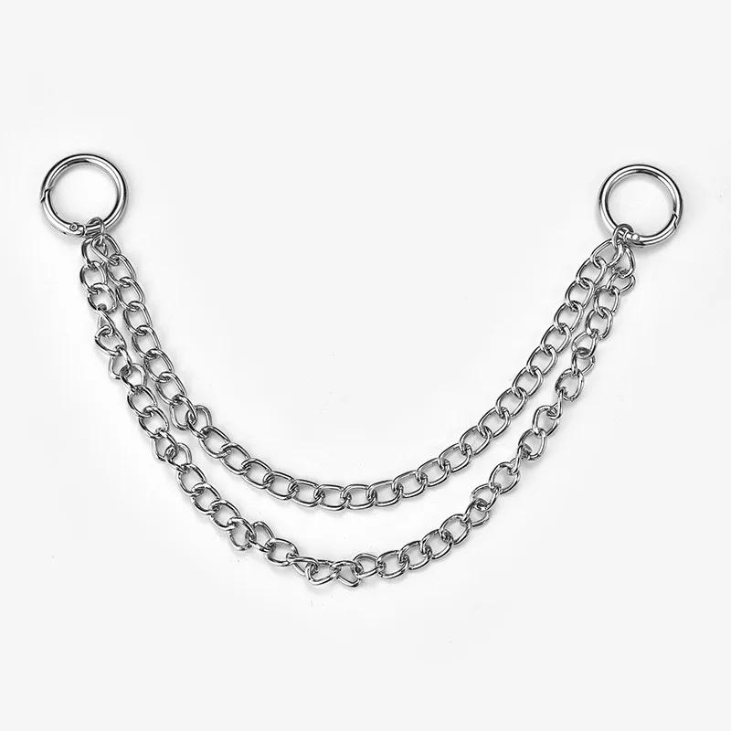 Punk Style Metal  Waist Chain Jeans Accessories Pendant Hip-hop Versatile Pants Chain