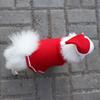 Dog Clothing, Puppy Teddy Dog Cape Hat Red Dress Pet Cap Cape