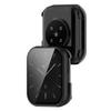 For Oppo Watch SE Watch Case PC Frame with Tempered Glass Screen Film