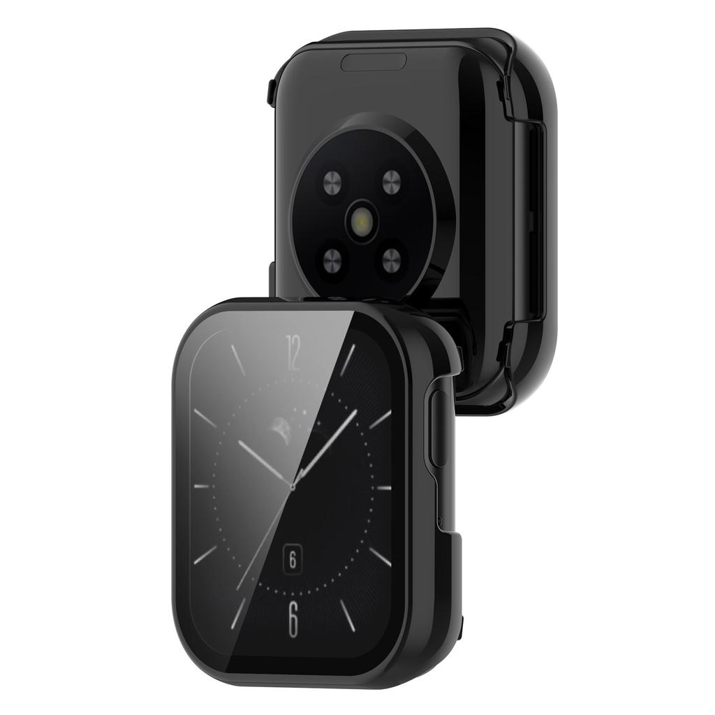 For Oppo Watch SE Watch Case PC Frame with Tempered Glass Screen Film
