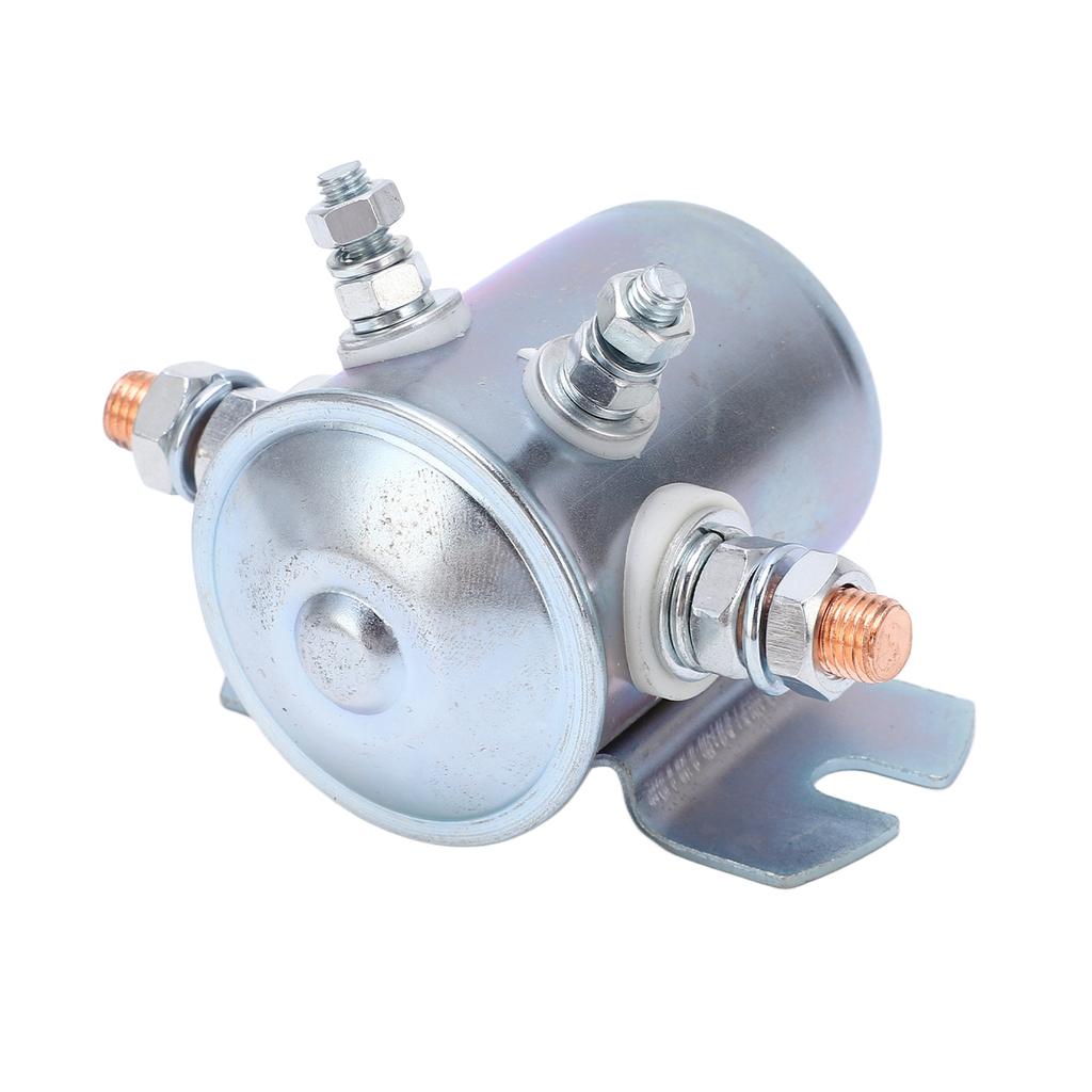 12V Continuous Duty Solenoid 4 Terminals 100AMP High Performance 1114208 SAS5203 for Golf Cart