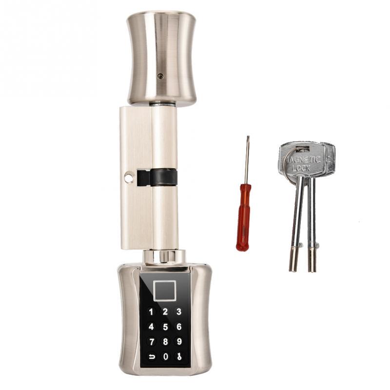 Buy Intelligent Biometric Fingerprint Scanner Door Lock Password Coded