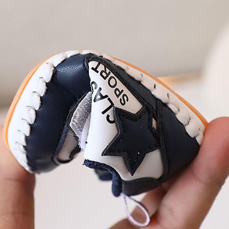 Spring and Autumn New 0-1 Year Old Boys and Girls Baby Soft Sole White Shoes 2-7-13 Month Newborn Toddler Shoes
