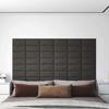 VidaXL Wall Panels 12 Pcs Dark Grey 30x15 Cm Fabric 0.54 M² 343762