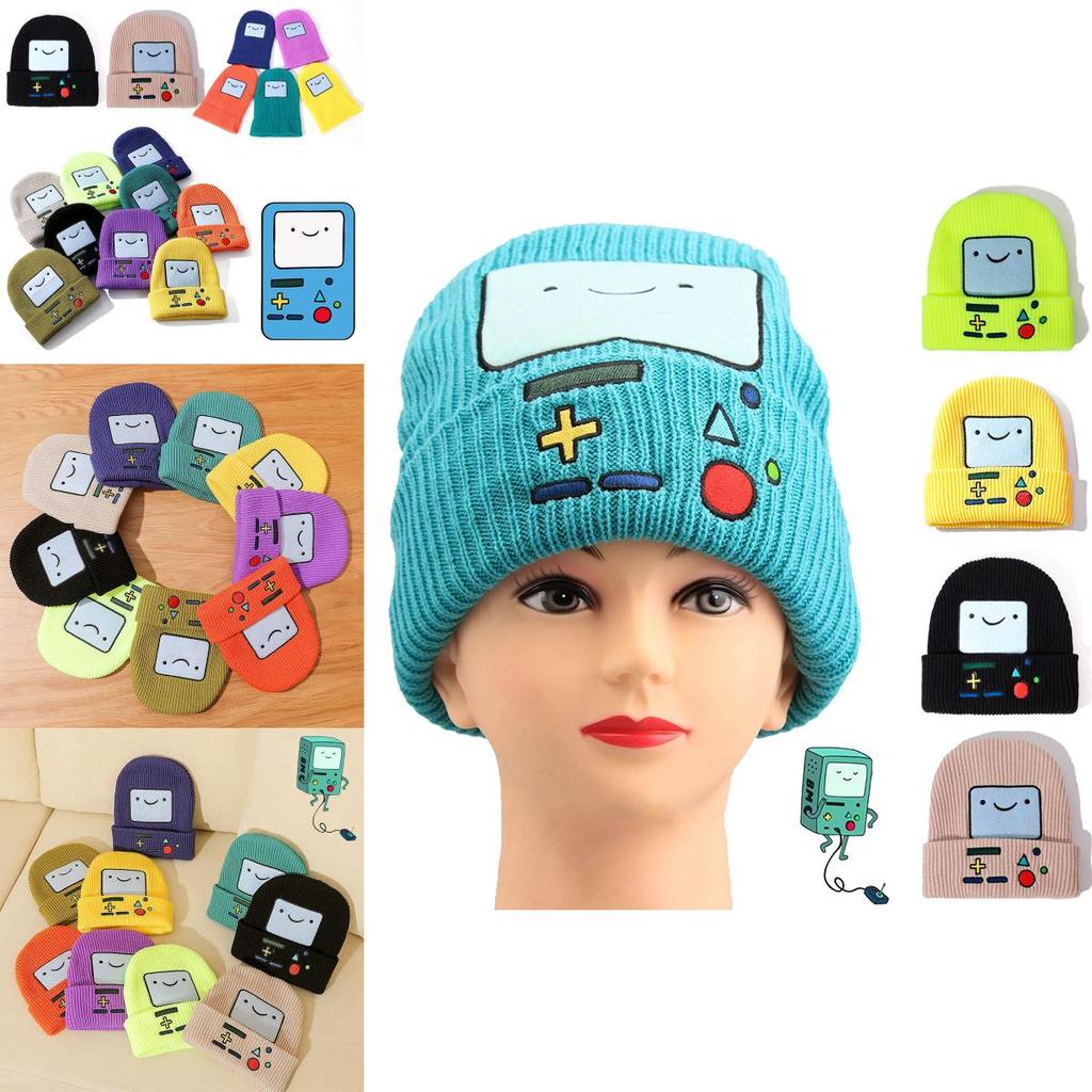 Adventure Time With Finn And Jake Soft Knit Beanie Hat For Cosplay And Warmth