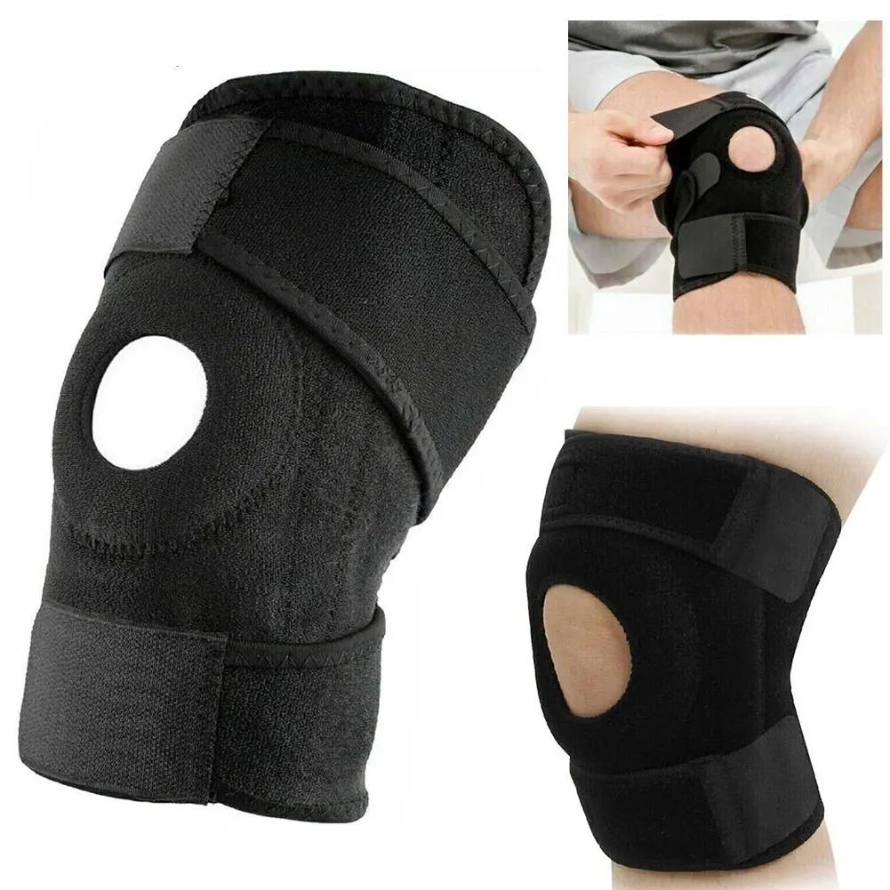 Knee Brace Knee Pain Relief Support Brace with Side Stabilizers with Adjustable Buckle Joint Pain Arthritis Relief For Men Women