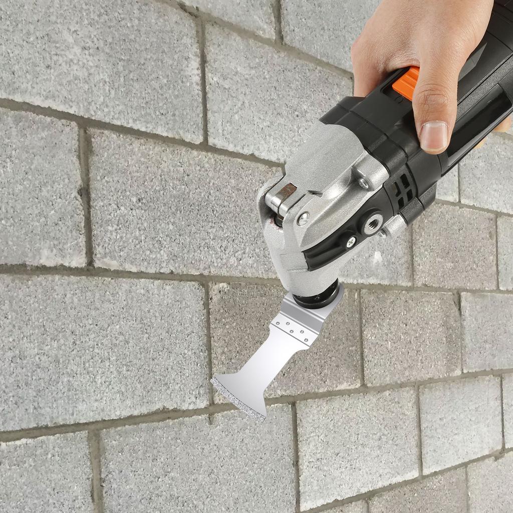 Diamond Oscillating Tool Blade Set Multi Tool Mortar Cutting Saw Blades Precise Multitool Blades for Grout Removal Soft Tile Cut