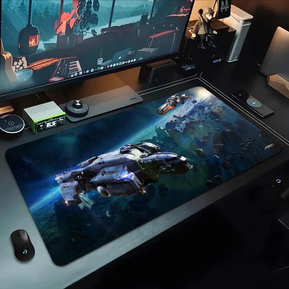 Gra star citizen Podkładka pod mysz 500X1000 mm Duża podkładka pod mysz gamingową Gamer XL Gumowa Otaku Podkładka pod klawiaturę Mata na biurko do laptopa