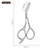 1/4Pcs Stainless Steel Eyebrow Grooming Set With Precision Scissors Tweezers Replacement Blades For Daily Makeup Beauty Care