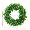 24TE Spring Wreath for Front Door, Window, Wedding Party, Indoor and Outdoor Decorations, Artificial White Wreath