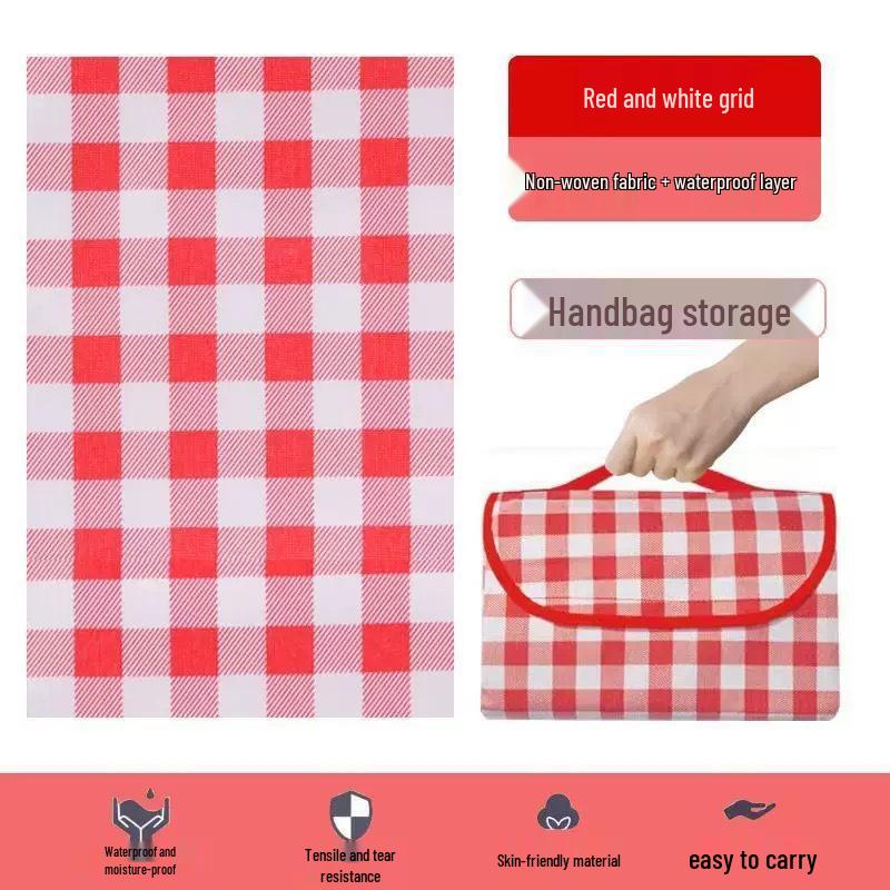 Waterproof Portable Foldable Picnic Blanket for Outdoor Camping and Spring Outings