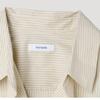 [shs Miss] Stripe Open Collar Pocket Shirt Swwstp12100
