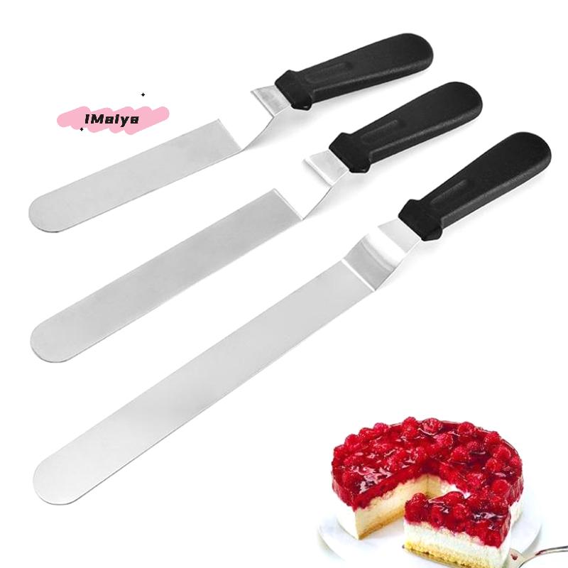 Stainless Steel Cream Spatula for Baking And Pastry 6/8/10/12 Inch Cake Decorating Tool Flat Spread Kitchen Supplies