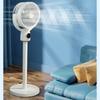 Circulation Floor Fan with Night Light Desktop Fan with Detachable Rod 5 Wind Speeds   3H/6H/9H Timer Auto Oscillation Remote Control