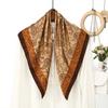 67*67cm Paisley Satin Silk Square Scarf Woman Fashion Kerchief Neck Head/Hair Scarves Bandana Handkerchief Printed Headscarf
