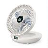 Xinbailu Punch-Free Folding Wall & Desk Fan: Portable, High Air Volume for Kitchen & Bathroom