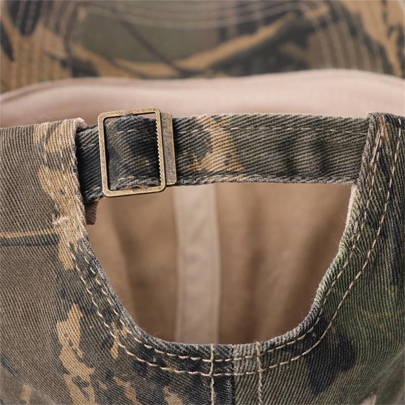 Jungle Camouflage Pattern Baseball Cap for Outdoor Activity Including Hiking Camping and Wildlife Photography Headwear