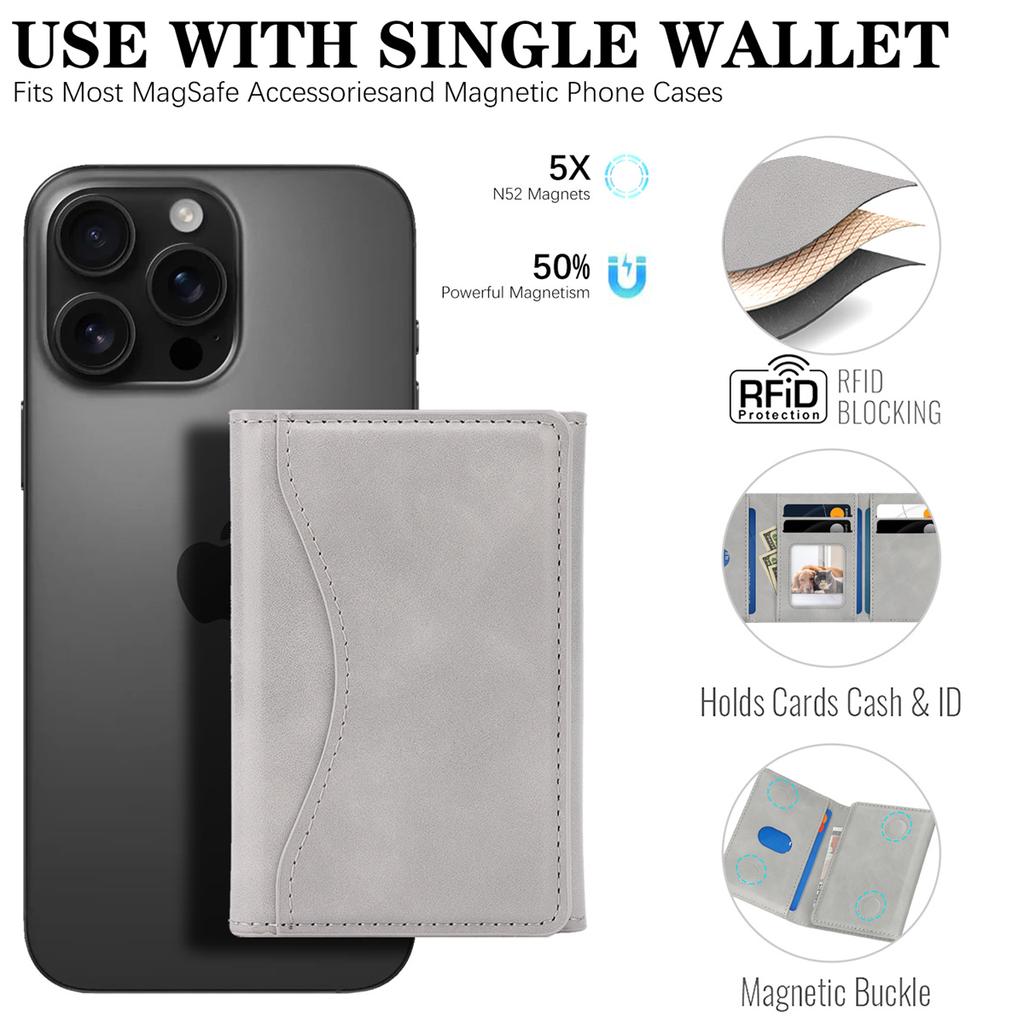 Magnetic 2 - In - 1 Case Wallet for Samsung S24 - 25 Series, Shockproof & RFID Blocking, 9 - Card Storage & Stand