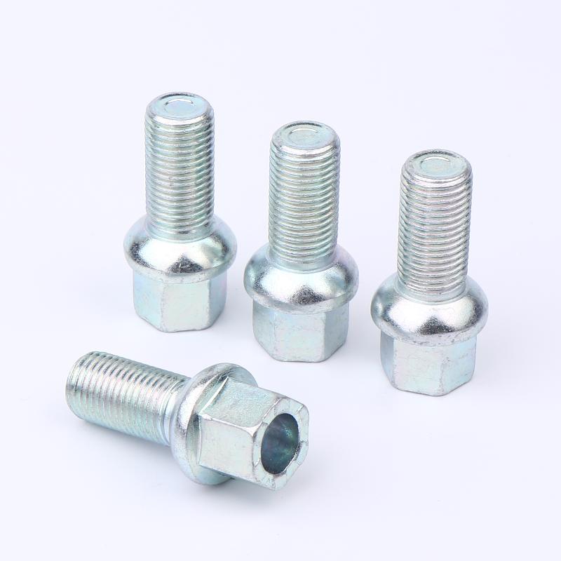 4Pcs Auto Diy Accessories For Beetle Golf Jetta A5 Q2 Fabia M14X1.5 28Mm Thread Radius Car Wheel Bolts Lug Nuts